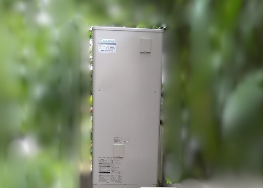 三菱電機温水器からダイキンエコキュートへの取替工事